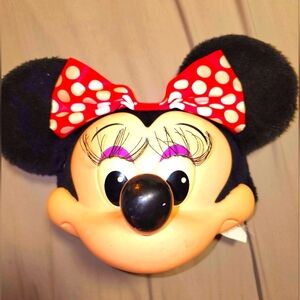 Vintage Disney Character Fashions Minnie Mouse Adult 3D Plastic Snapback Hat